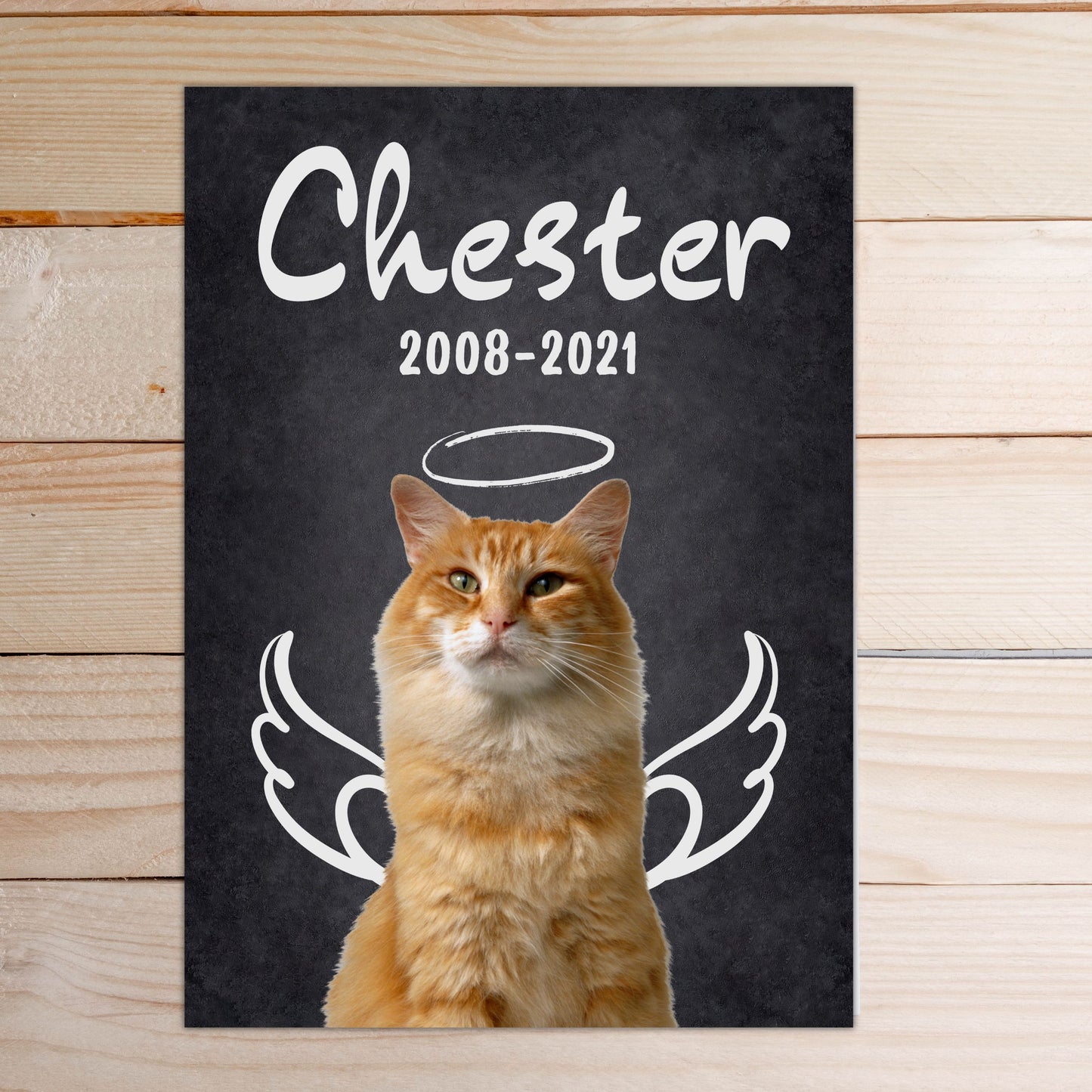 Pet Memorial Personalised Portrait Custom Pet Portrait Angel Personalised Wall Art Pet Remembrance Gift