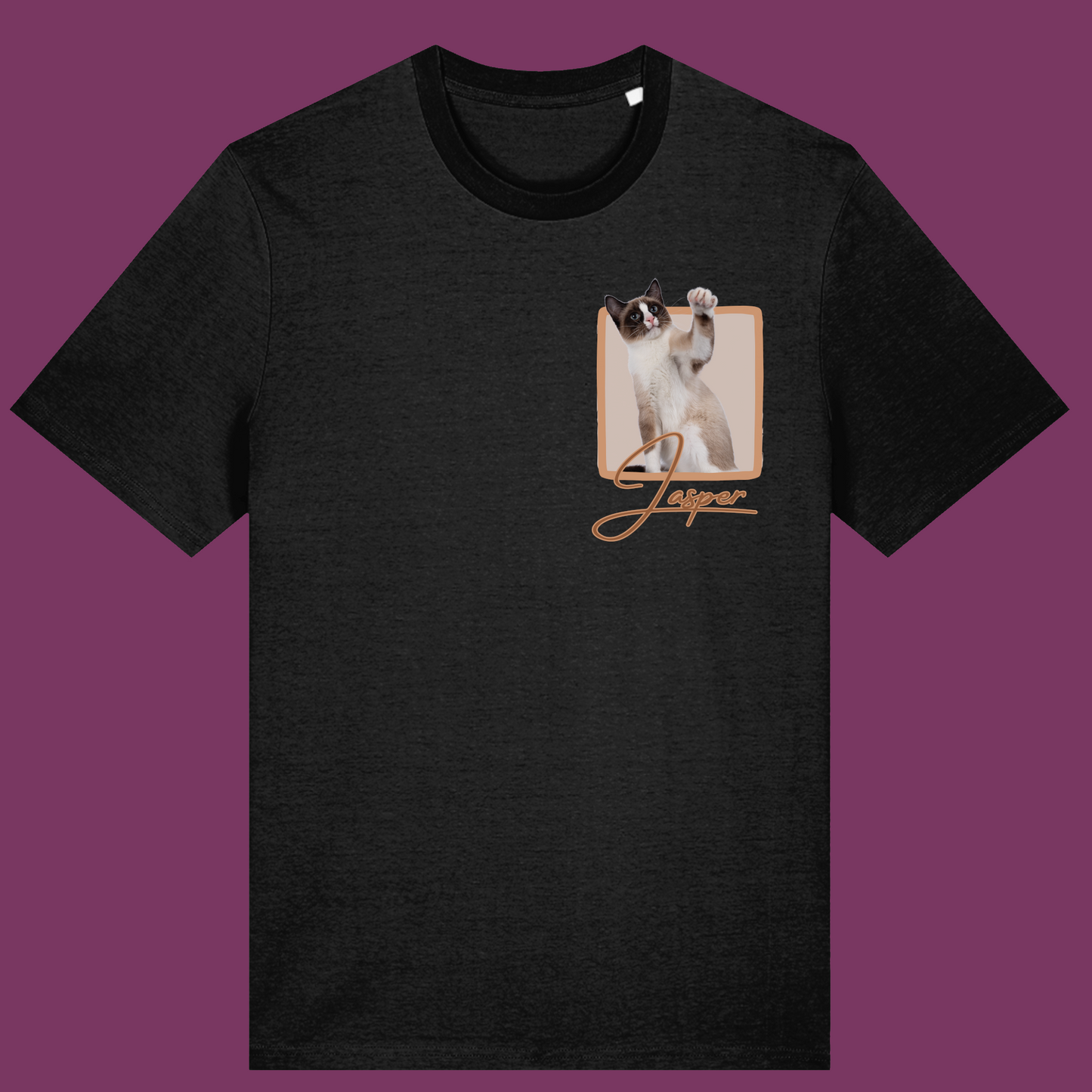 Custom Pet Photo T-Shirt Personalised Cat or Dog Portrait Tee Unique Pet Lover Gift Dog Mum Shirt Cat Photo Shirt