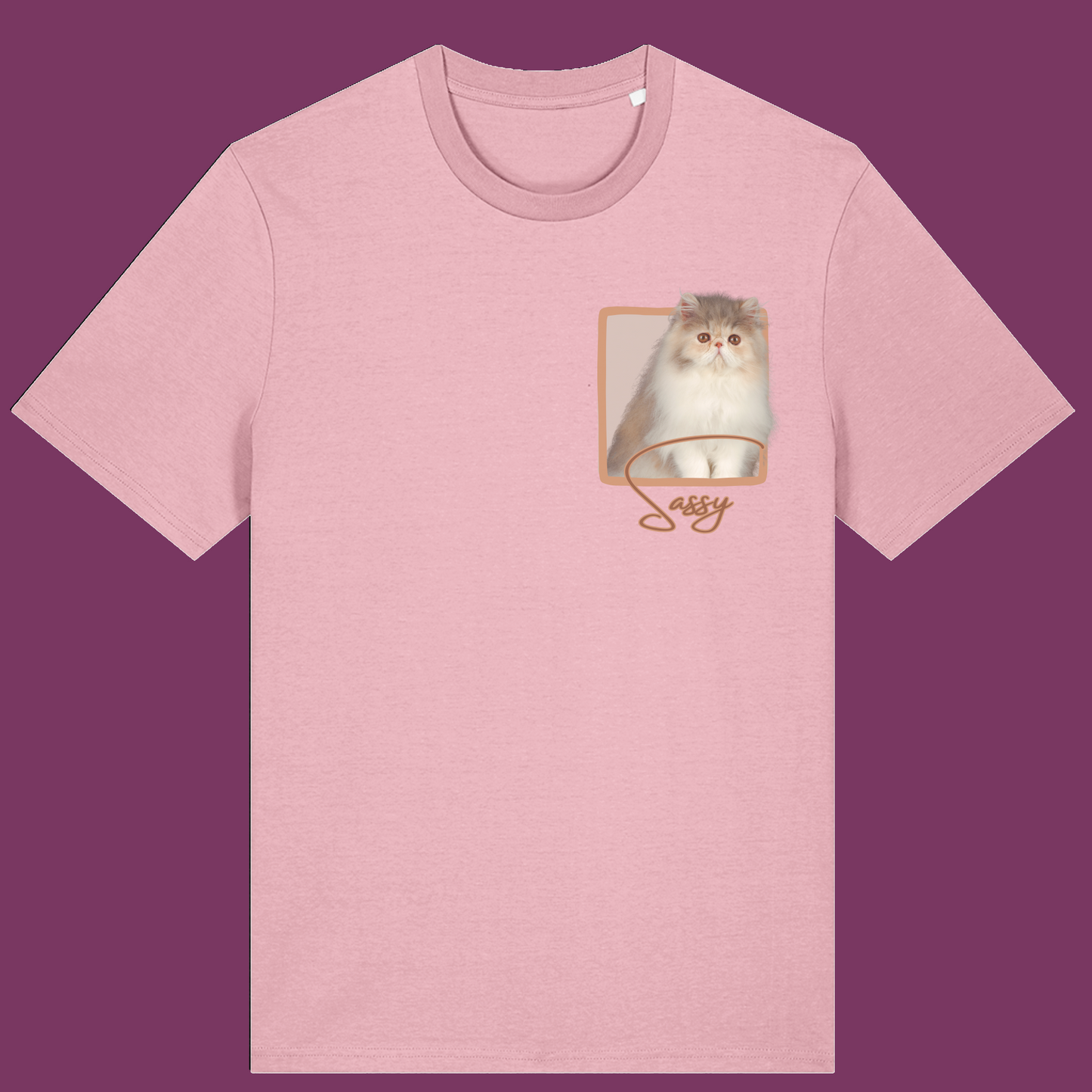 Custom Pet Photo T-Shirt Personalised Cat or Dog Portrait Tee Unique Pet Lover Gift Dog Mum Shirt Cat Photo Shirt