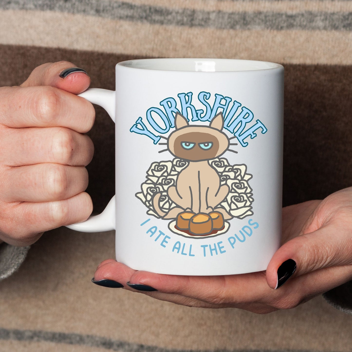 Yorkshire Mug Funny Cat Coffee Mug Yorkshire Humour Cat Lover Gift Siamese Cat Mug