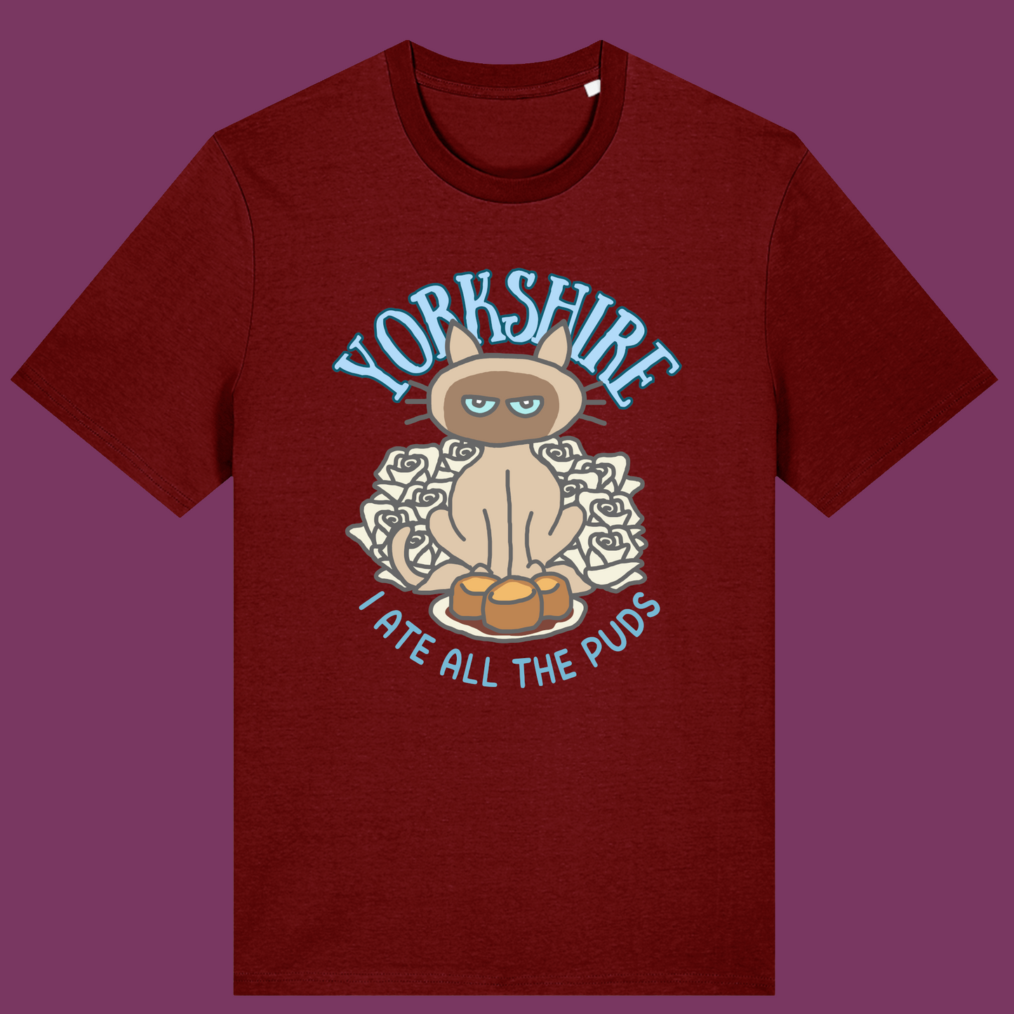 Yorkshire T-shirt Funny Cat Shirt Yorkshire Humour Cat Lover Gift Siamese Cat Tee Shirt