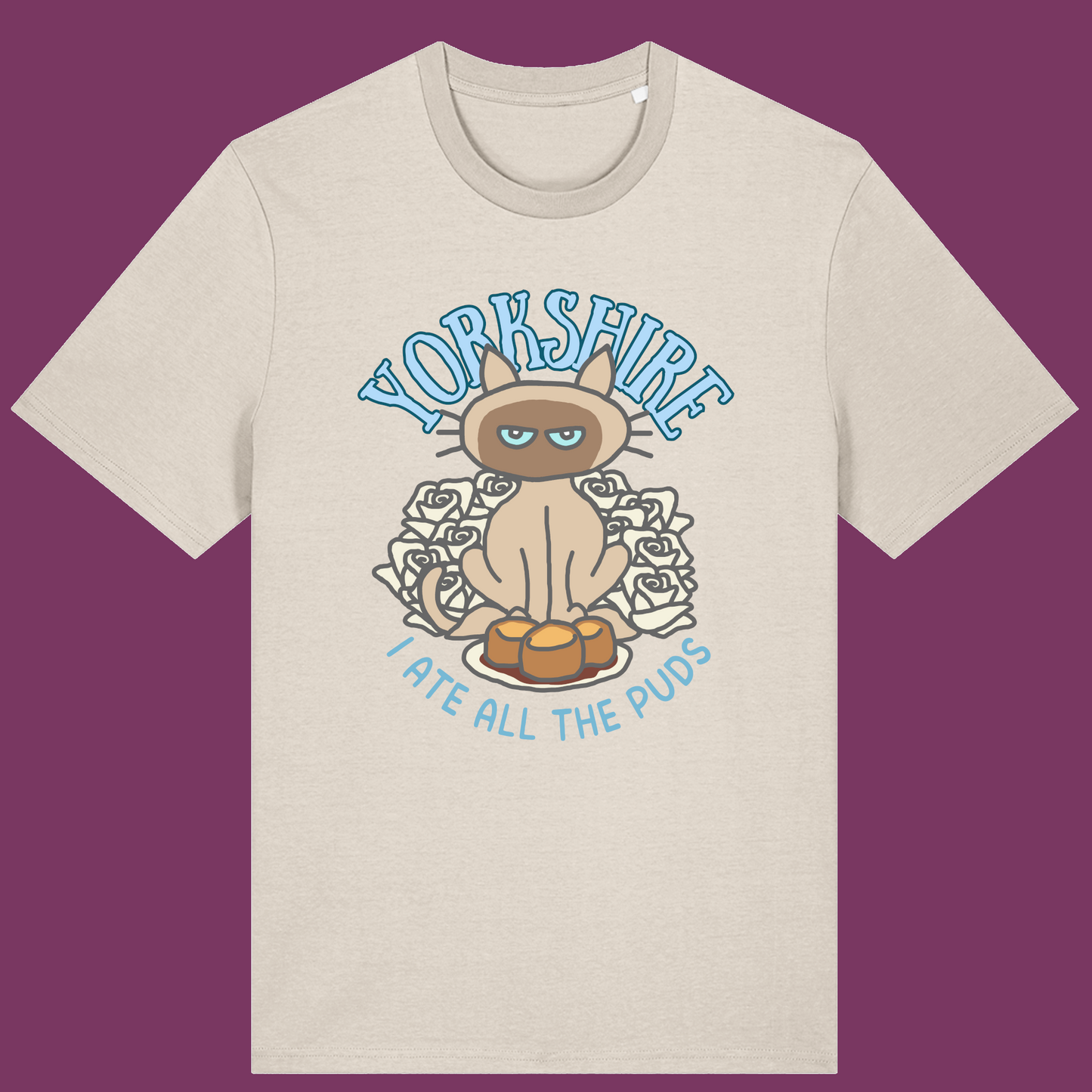 Yorkshire T-shirt Funny Cat Shirt Yorkshire Humour Cat Lover Gift Siamese Cat Tee Shirt
