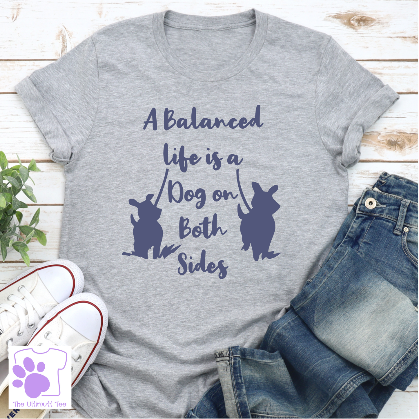 Cute Dog Lover T shirt Dog Owner Gift grey