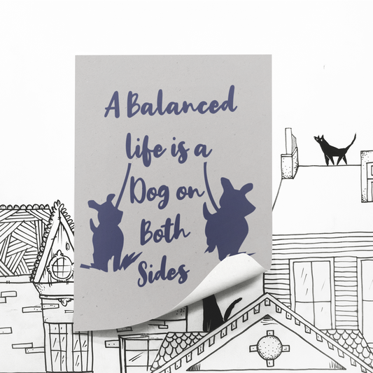 Cute Dog Lover A3 Poster Dog Owner Gift For Dog Mum And Dog Dad