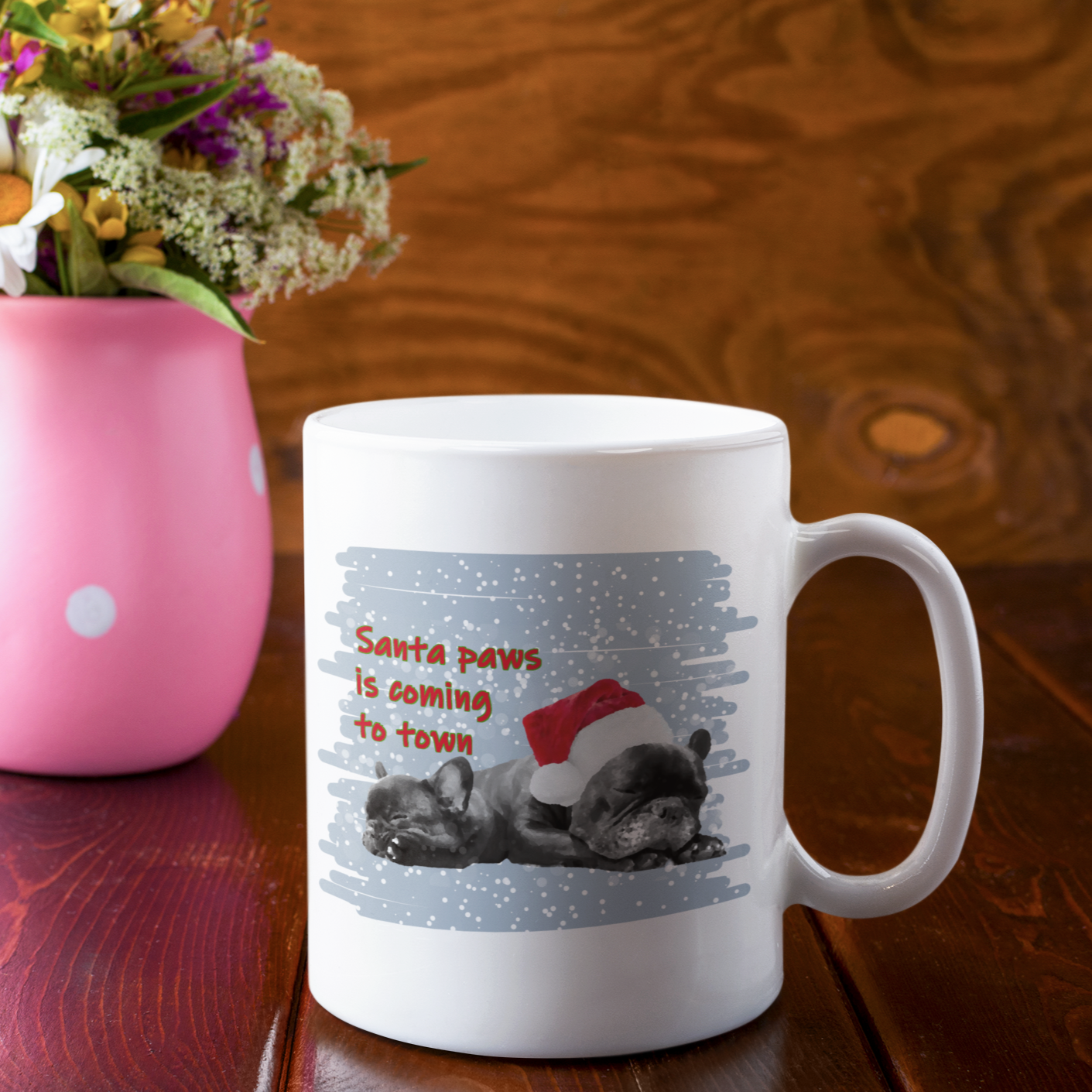 French Bulldog Dog Lover Mug Frenchie Dog Owner Coffee Mug Christmas Gift