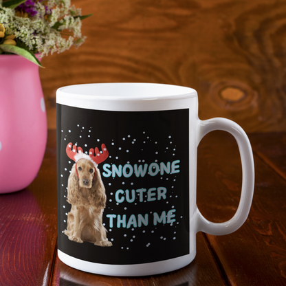 Spaniel Christmas Mug Dog Lover Gift Coffee Mug Christmas Gift For Dog Lover