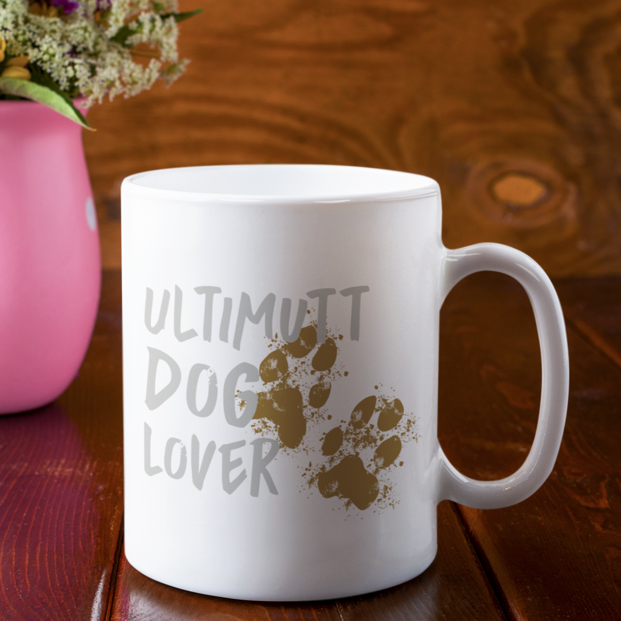 Muddy Paws Dog Lover Coffee Mug Dog Lover Mug Gift For Dog Owner