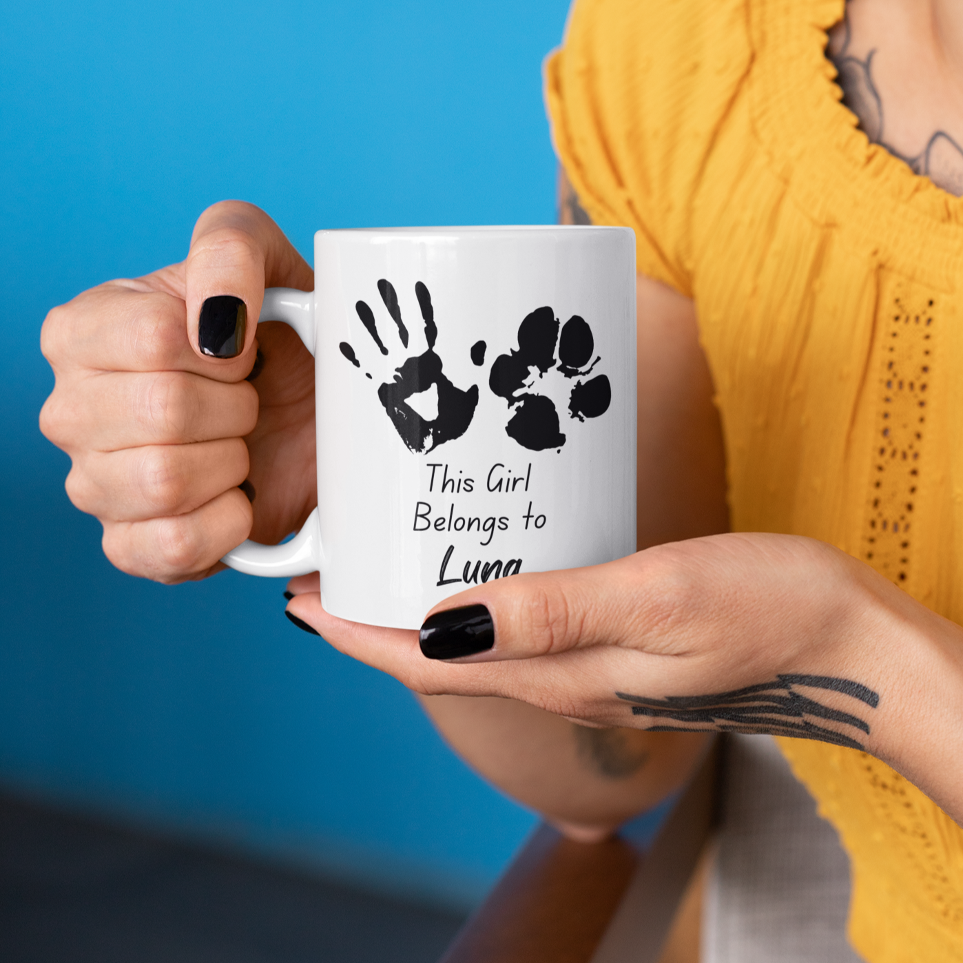 Personalised Dog Lover Coffee Mug Custom Dog Name Personalised Dog Owner Gift