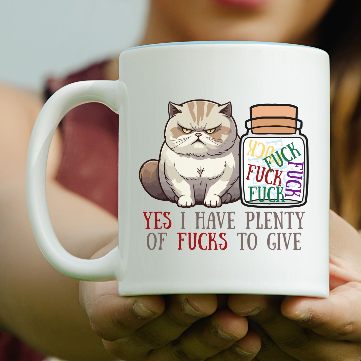 Funny Grumpy Cat Mug Sarcastic Cat Lover Gift Adult Humour Coffee Cup Funny Coffee Mug Cat Lovers