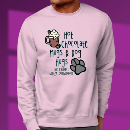 Hot Chocolate Sweater Dog Lover Sweatshirt Dog Owner Jumper Hot Chocolate Gift For Dog Lover