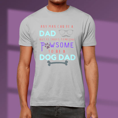 Dog Dad Tshirt Dog Lover Shirt Father's Day Gift Tshirt Dog Owner Gift grey