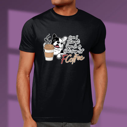 Bulldog Tshirt Funny Dog Lover Tshirt Coffee Lover Shirt Dog Owner Gift For Coffee Drinker