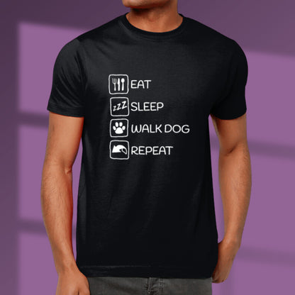 Eat Sleep Repeat Dog Lover T shirt Dog Walker Tshirt Dog Owner Shirt Dog Lover Gift