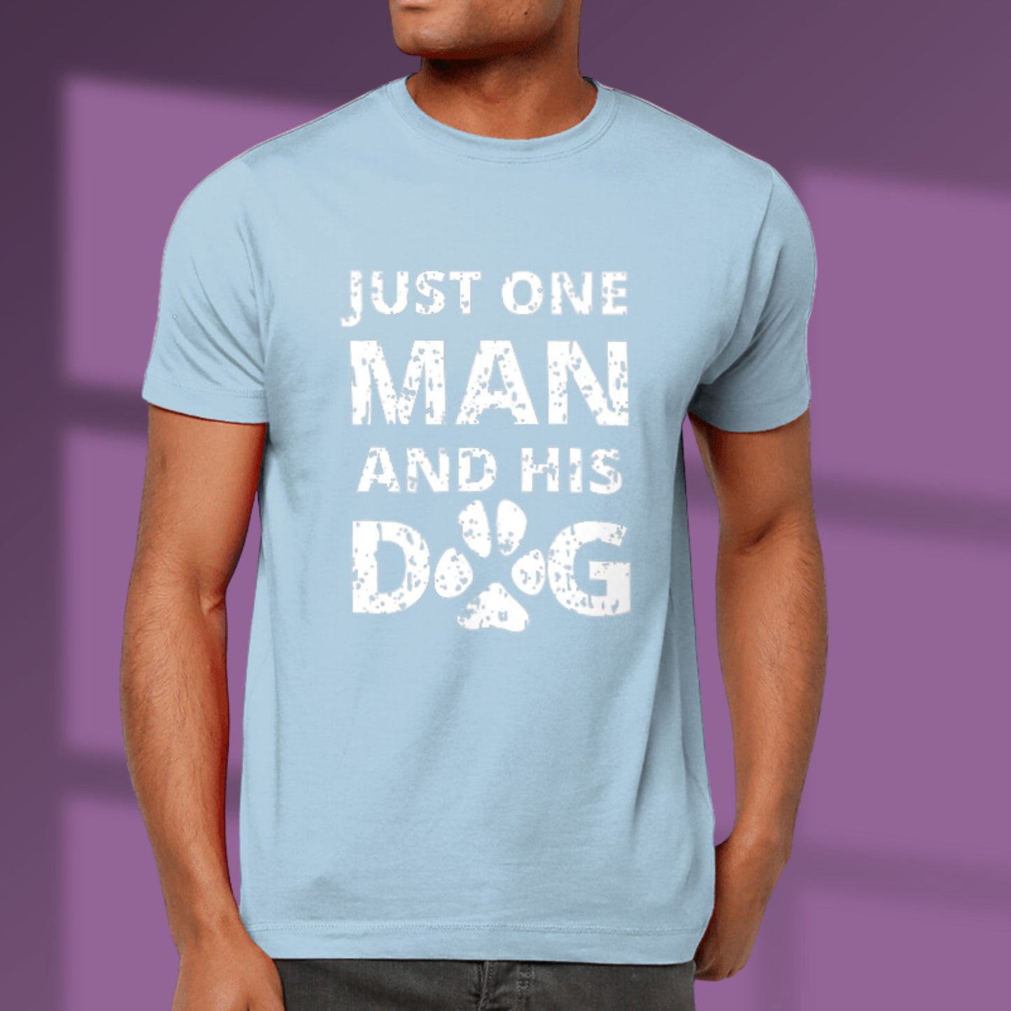 Dog Dad Tshirt Retro Paw Print Dog Lover T shirt Vintage Look Dog Owner Gift