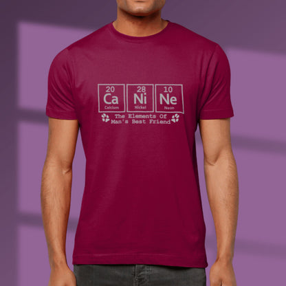 Canine Elements Periodic Table Science, Dog lover T shirt, Dog slogan T-shirt, Dog owner gift