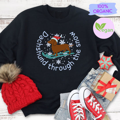 Dachshund Sweatshirt Dog Lover Christmas Sweatshirt Dog Lover Christmas Jumper Gift Idea