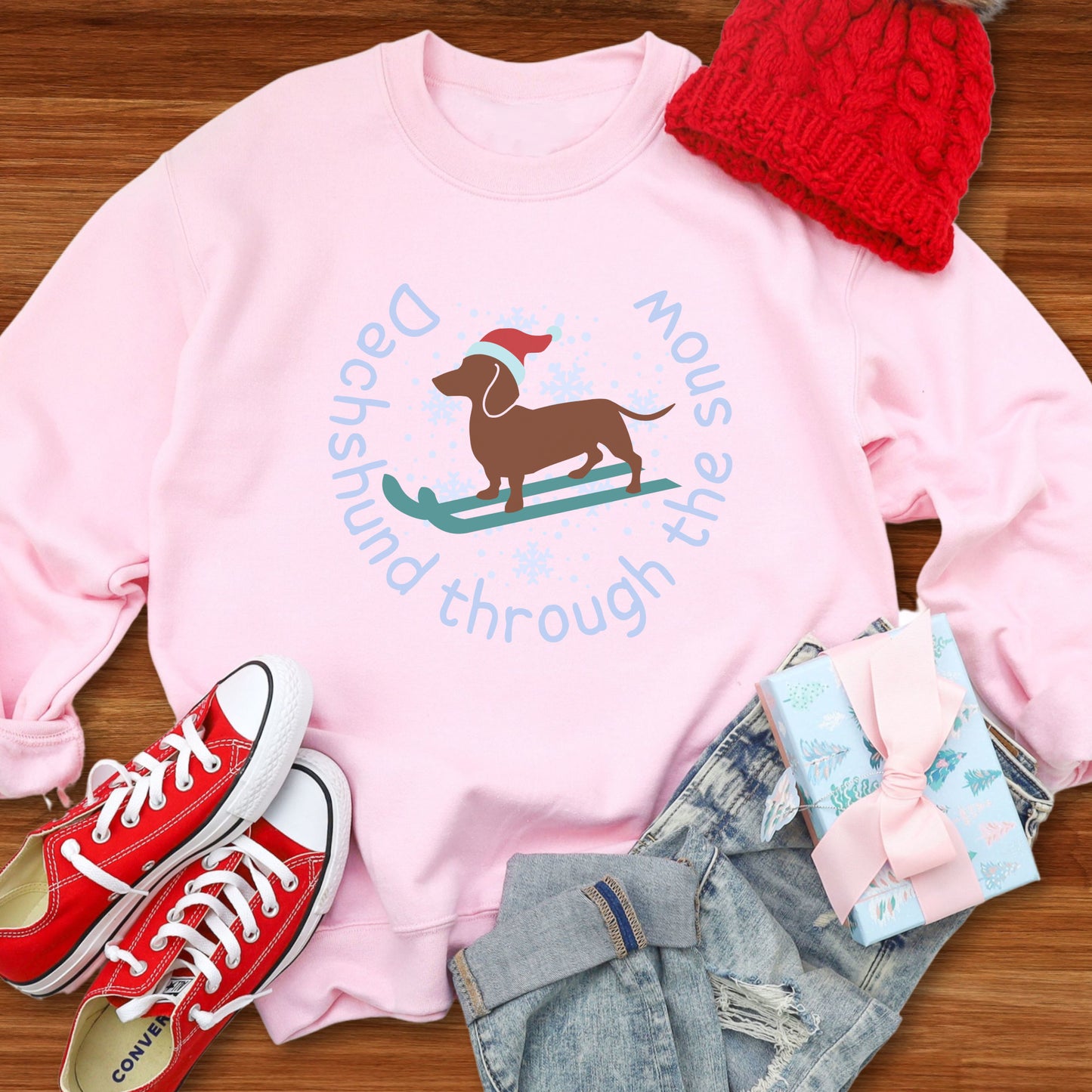 Dachshund Sweatshirt Dog Lover Christmas Sweatshirt Dog Lover Christmas Jumper Gift Idea