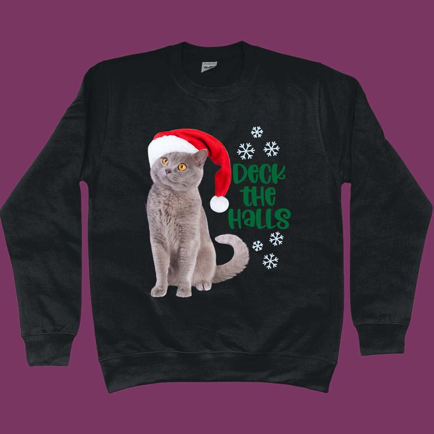 Pet Lover Christmas Sweatshirt Dog or Cat Santa Sweater Funny Pet Lover Christmas Gift