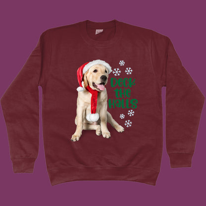 Pet Lover Christmas Sweatshirt Dog or Cat Santa Sweater Funny Pet Lover Christmas Gift