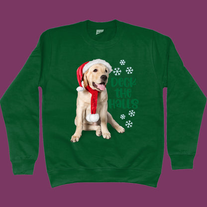 Pet Lover Christmas Sweatshirt Dog or Cat Santa Sweater Funny Pet Lover Christmas Gift