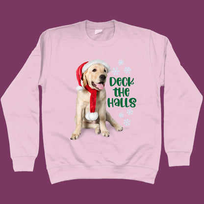 Pet Lover Christmas Sweatshirt Dog or Cat Santa Sweater Funny Pet Lover Christmas Gift