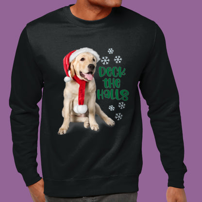 Pet Lover Christmas Sweatshirt Dog or Cat Santa Sweater Funny Pet Lover Christmas Gift
