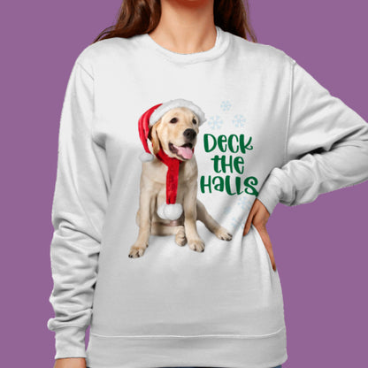 Pet Lover Christmas Sweatshirt Dog or Cat Santa Sweater Funny Pet Lover Christmas Gift