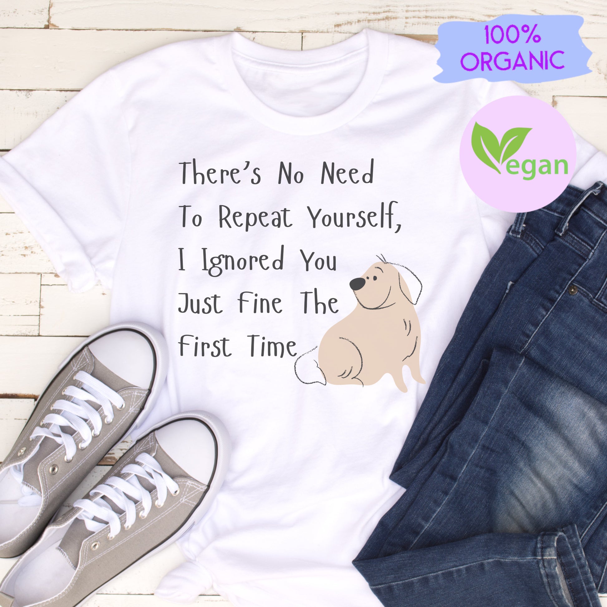 Cute Dog Lover Tshirt Funny Gift Idea For Dog Lover Tshirt Dog Owner Gift white