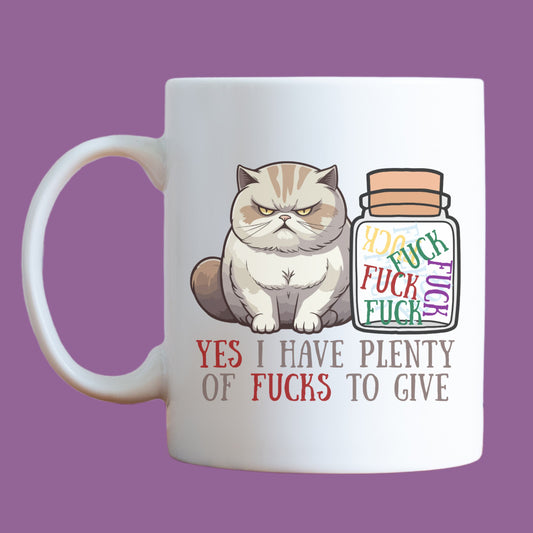 Funny Grumpy Cat Mug Sarcastic Cat Lover Gift Adult Humour Coffee Cup Funny Coffee Mug Cat Lovers