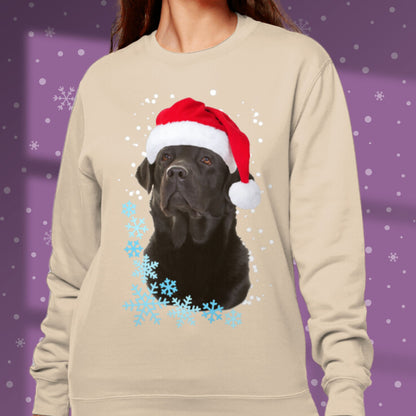 Dog Christmas Sweatshirt Personalised Dog Photo Gift Custom Sweater Christmas Gift Idea Dog Lover Sweatshirt