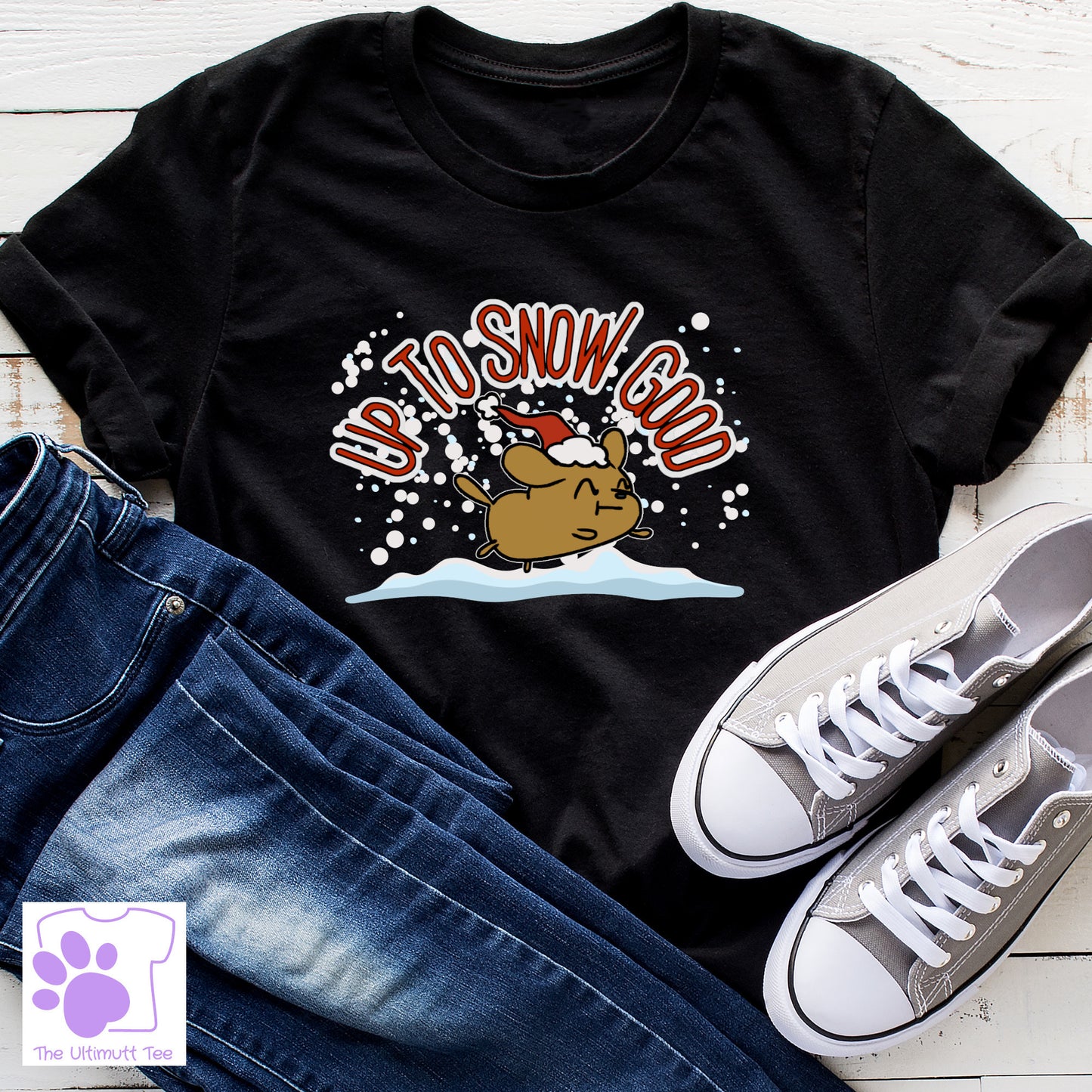 Dog Lover Christmas T shirt Christmas Dog Owner Gift Vegan T shirt black