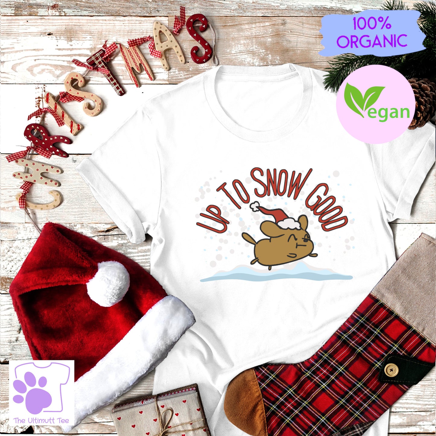 Dog Lover Christmas T shirt Christmas Dog Owner Gift Vegan T shirt