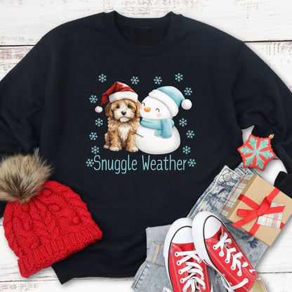 Dog Christmas Sweatshirt Santa Sweater Snowman Christmas Jumper Dog Lover Sweatshirt Santa Christmas Gift