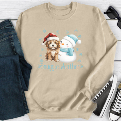 Dog Christmas Sweatshirt Santa Sweater Snowman Christmas Jumper Dog Lover Sweatshirt Santa Christmas Gift