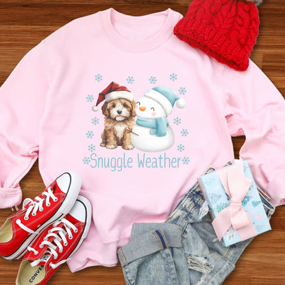 Dog Christmas Sweatshirt Santa Sweater Snowman Christmas Jumper Dog Lover Sweatshirt Santa Christmas Gift