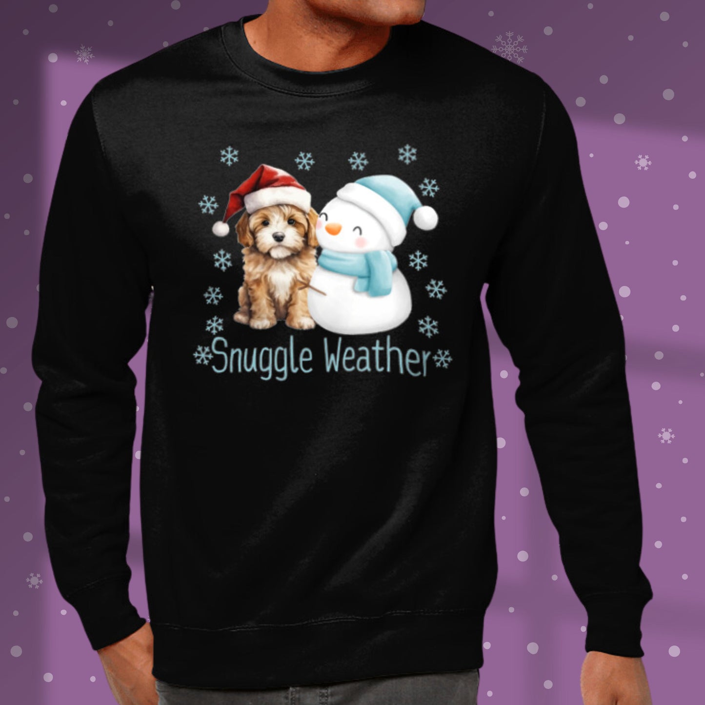 Dog Christmas Sweatshirt Santa Sweater Snowman Christmas Jumper Dog Lover Sweatshirt Santa Christmas Gift