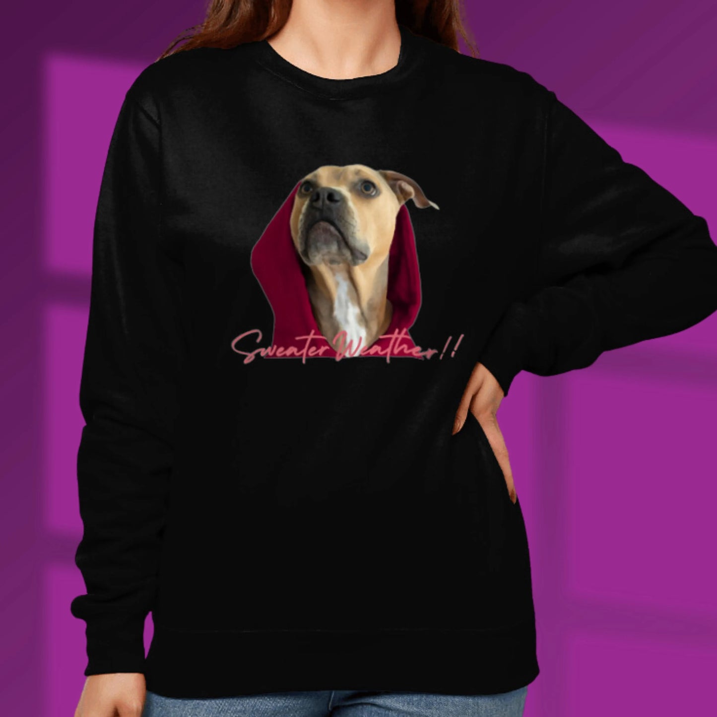 Staffy Lover Sweatshirt Bull Terrier Sweater Dog Lover Sweatshirt Staffy Gift