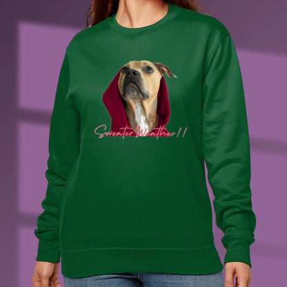 Staffy Lover Sweatshirt Bull Terrier Sweater Dog Lover Sweatshirt Staffy Gift