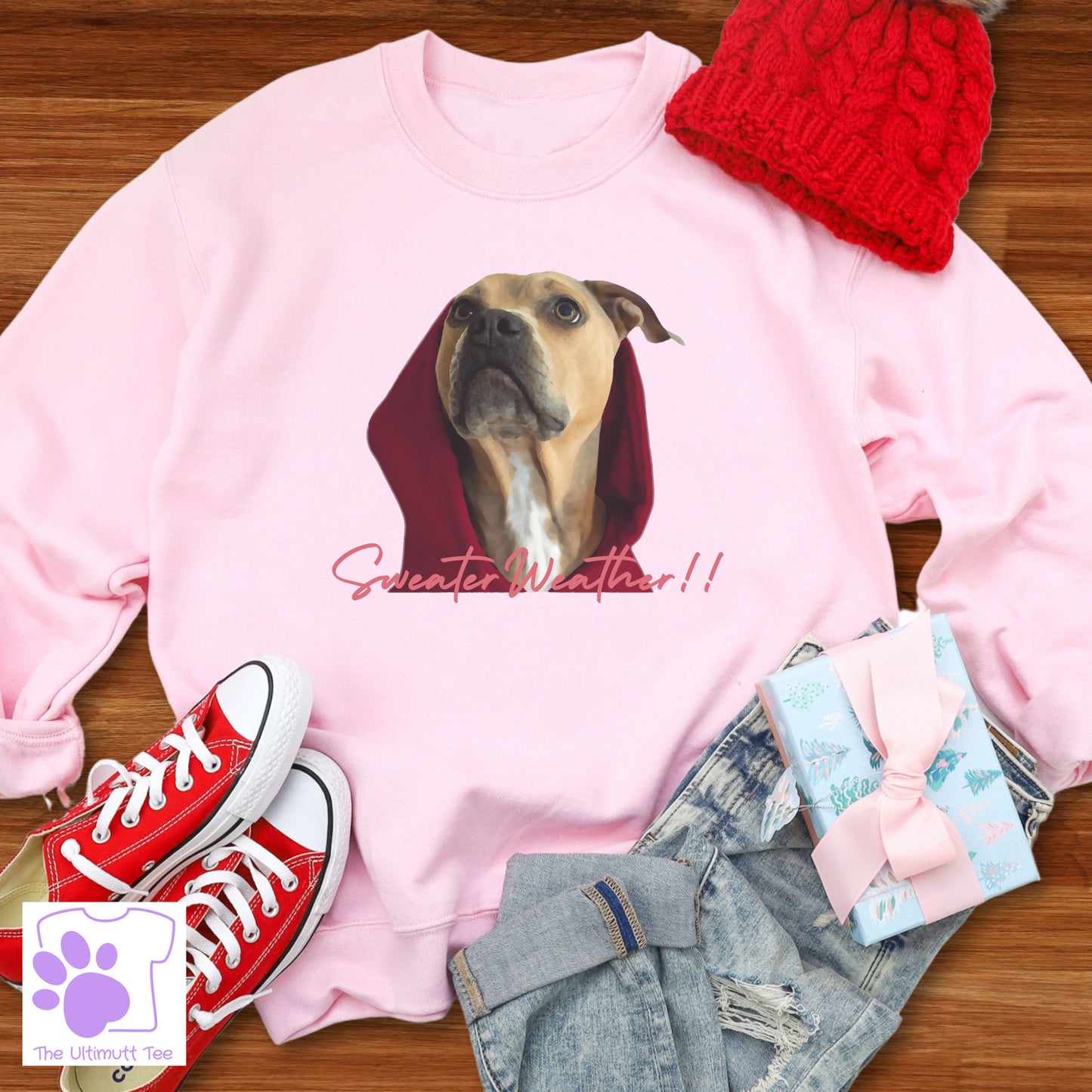 Staffy Lover Sweatshirt Bull Terrier Sweater Dog Lover Sweatshirt Staffy Gift