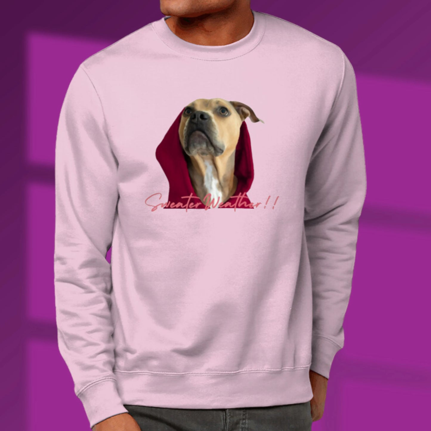 Staffy Lover Sweatshirt Bull Terrier Sweater Dog Lover Sweatshirt Staffy Gift