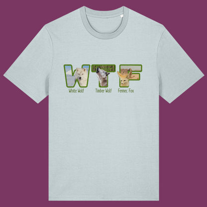 Funny WTF Animal Shirt Wolf Fox T-Shirt Wildlife Joke Shirt for Animal Lovers Nature Pun Graphic Tee WTF Fox Wolf Gift Shirt