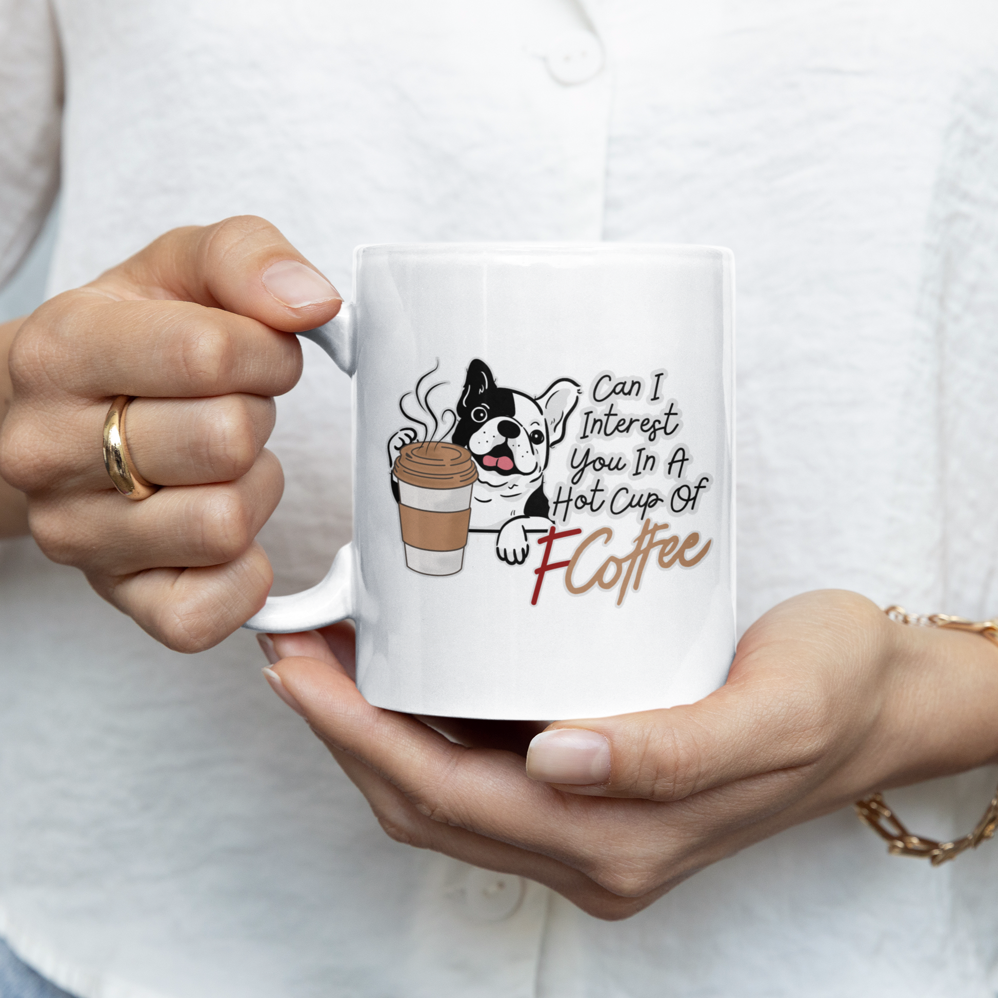 Bulldog Dog Lover Coffee Mug Funny Coffee Swear Dog Owner Mug Gift For Coffee Lover