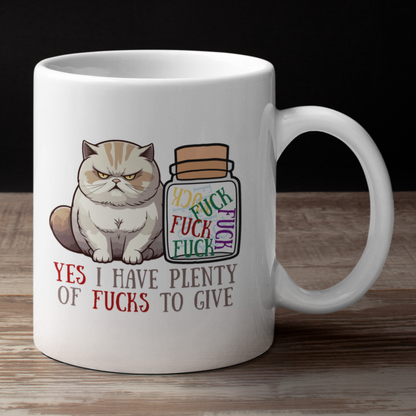 Funny Grumpy Cat Mug Sarcastic Cat Lover Gift Adult Humour Coffee Cup Funny Coffee Mug Cat Lovers