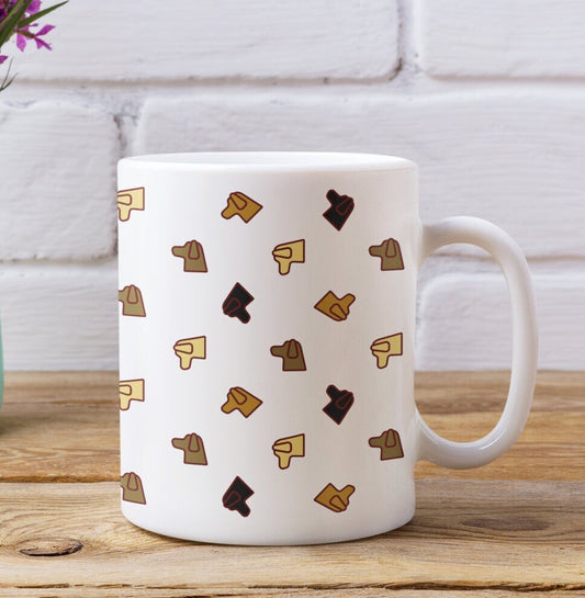 Labrador Coffee Mug Dog Pattern Mug Labrador Lover Coffee Mug Dog Lover Gift