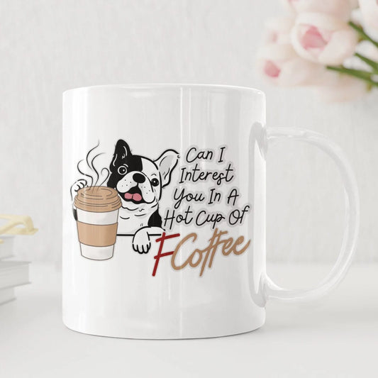 Bulldog Dog Lover Coffee Mug Funny Coffee Swear Dog Owner Mug Gift For Coffee Lover