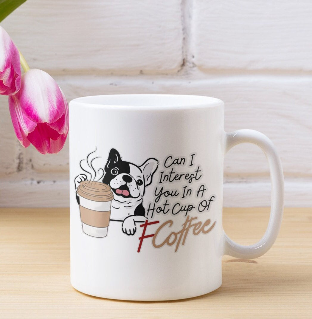 Bulldog Dog Lover Coffee Mug Funny Coffee Swear Dog Owner Mug Gift For Coffee Lover