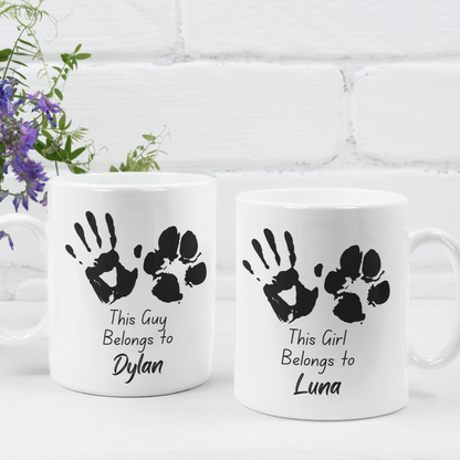 Personalised Dog Lover Coffee Mug Custom Dog Name Personalised Dog Owner Gift