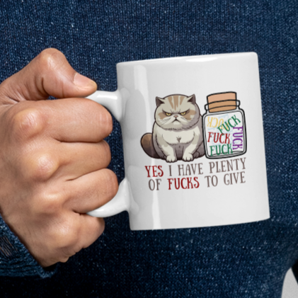 Funny Grumpy Cat Mug Sarcastic Cat Lover Gift Adult Humour Coffee Cup Funny Coffee Mug Cat Lovers