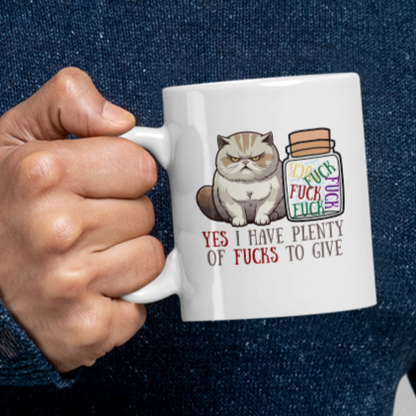 Funny Grumpy Cat Mug Sarcastic Cat Lover Gift Adult Humour Coffee Cup Funny Coffee Mug Cat Lovers