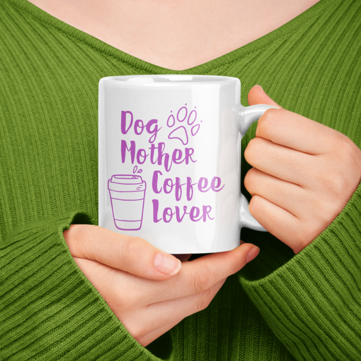 Dog Mum Coffee Mug Dog Lover Mother's Day Gift Dog Coffee Lover Mug